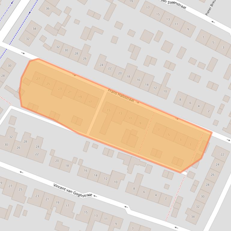 Kaart van postcodegebied 4941ZG.