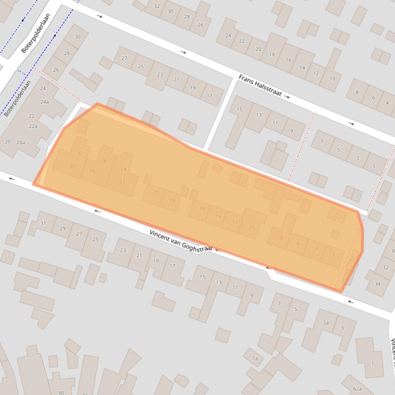 Kaart van postcodegebied 4941ZK.