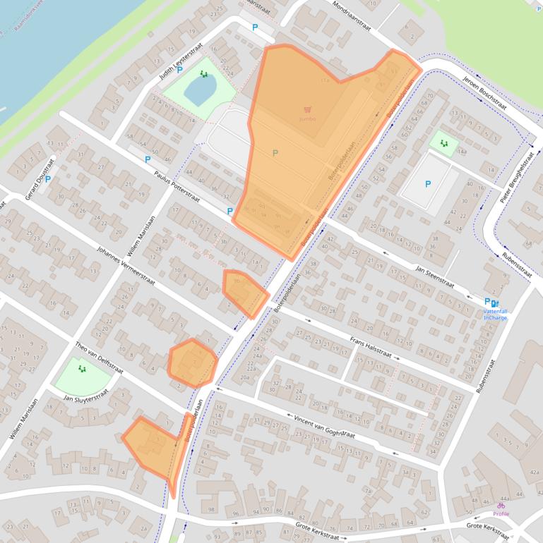 Kaart van postcodegebied 4941ZL.