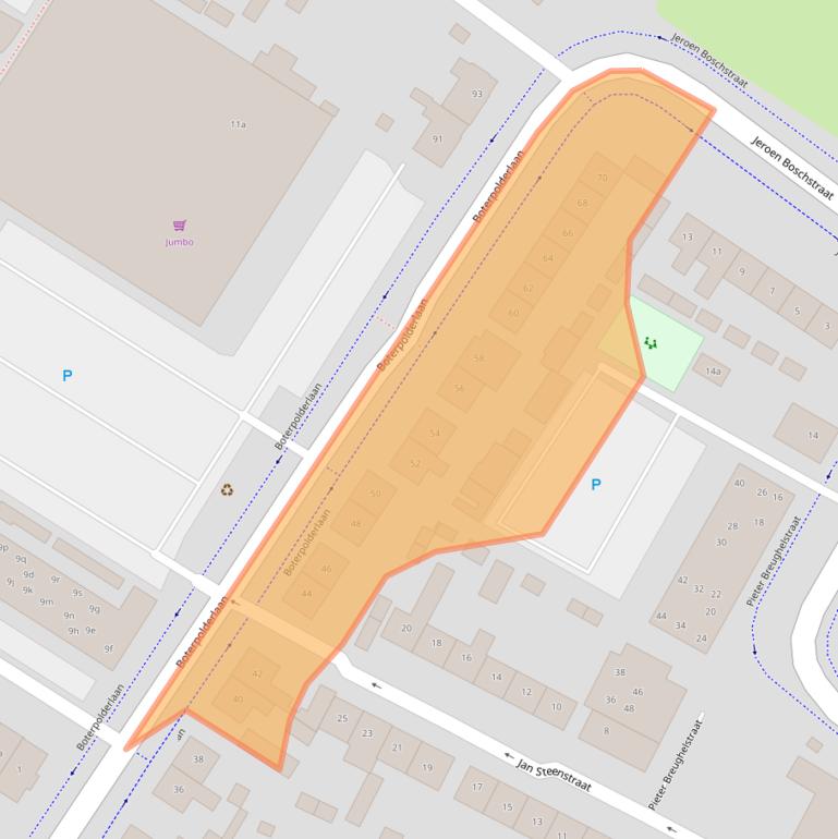 Kaart van postcodegebied 4941ZN.