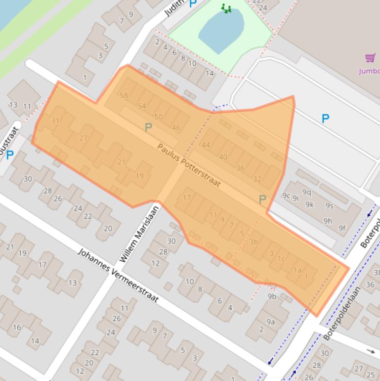 Kaart van postcodegebied 4941ZP.