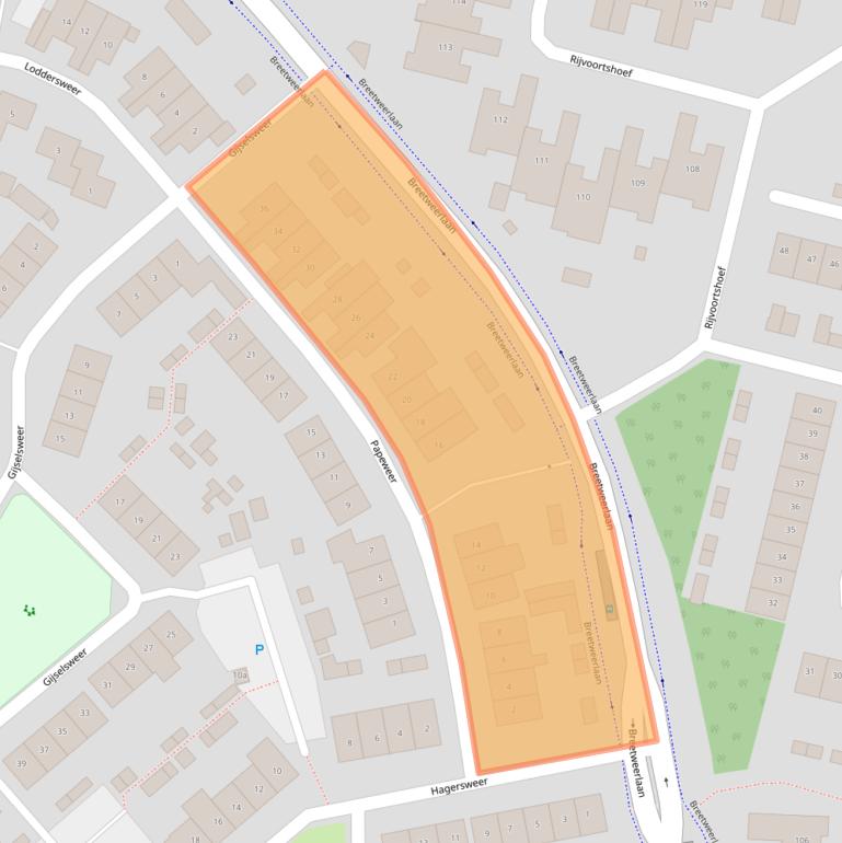 Kaart van postcodegebied 4942AL.