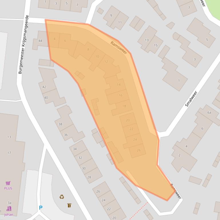 Kaart van postcodegebied 4942AT.