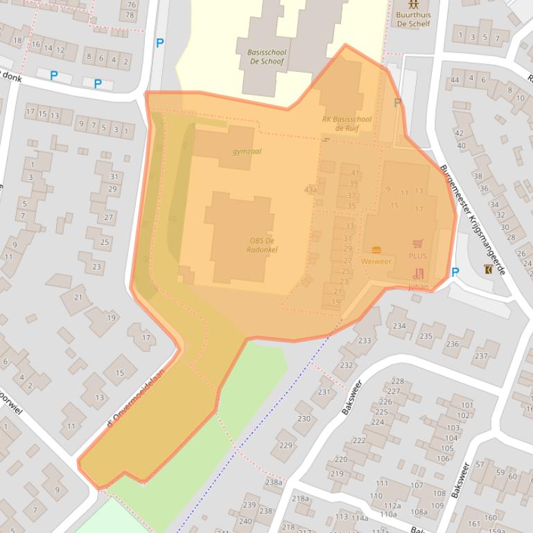 Kaart van postcodegebied 4942AV.