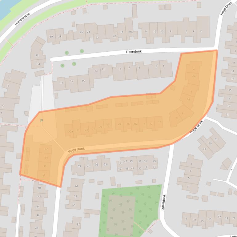 Kaart van postcodegebied 4942BD.