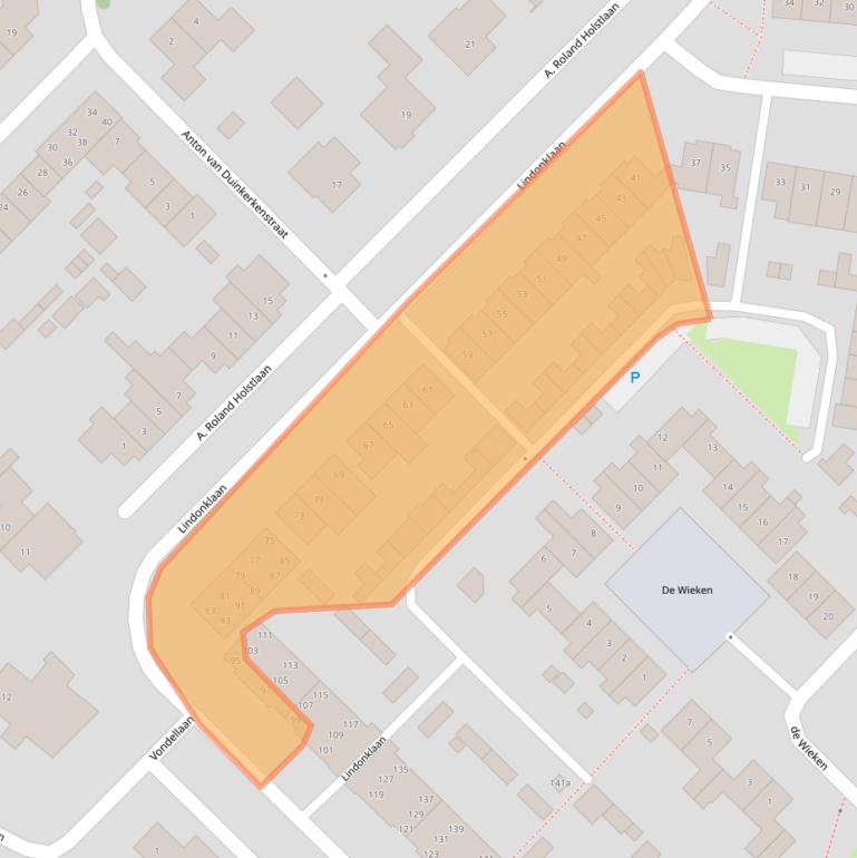 Kaart van postcodegebied 4942BK.