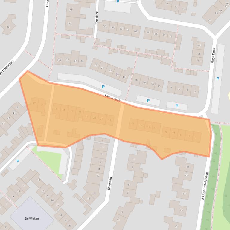 Kaart van postcodegebied 4942BM.