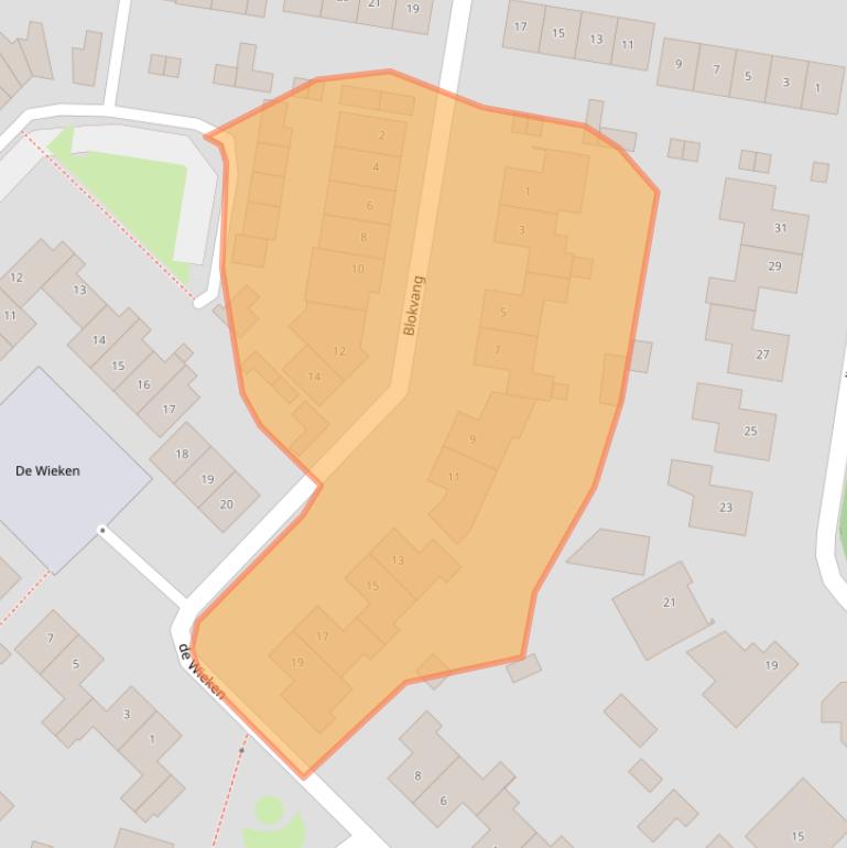 Kaart van postcodegebied 4942BP.