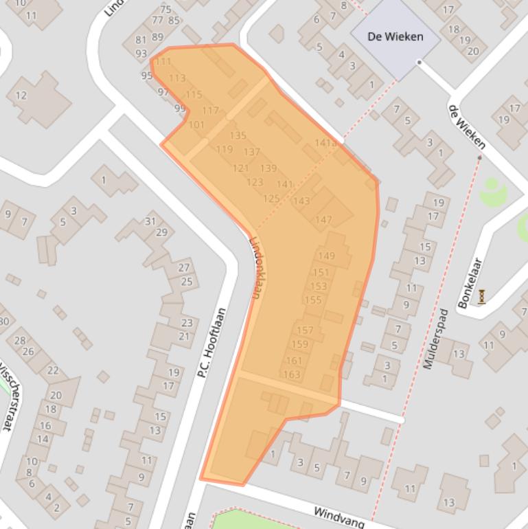 Kaart van postcodegebied 4942BS.