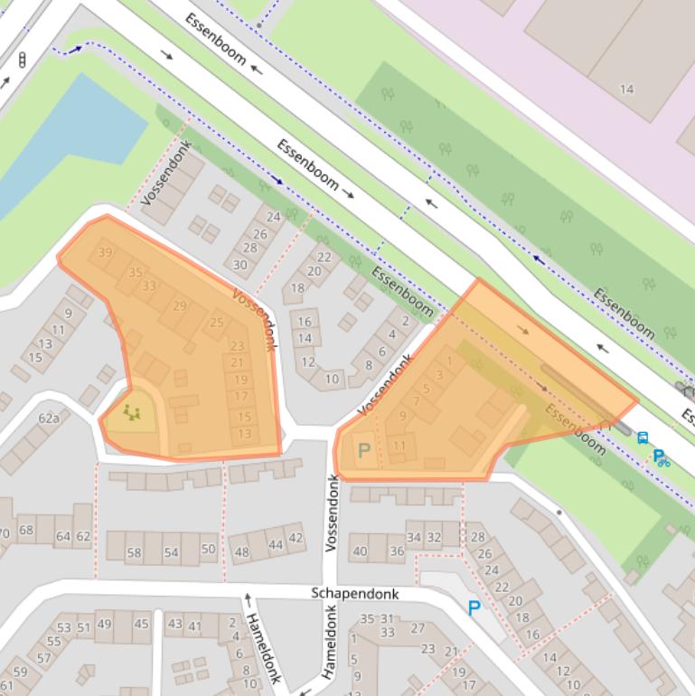 Kaart van postcodegebied 4942CD.