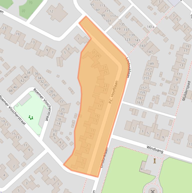 Kaart van postcodegebied 4942DD.