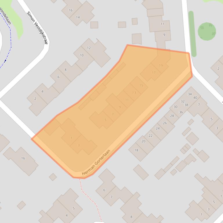 Kaart van postcodegebied 4942EA.