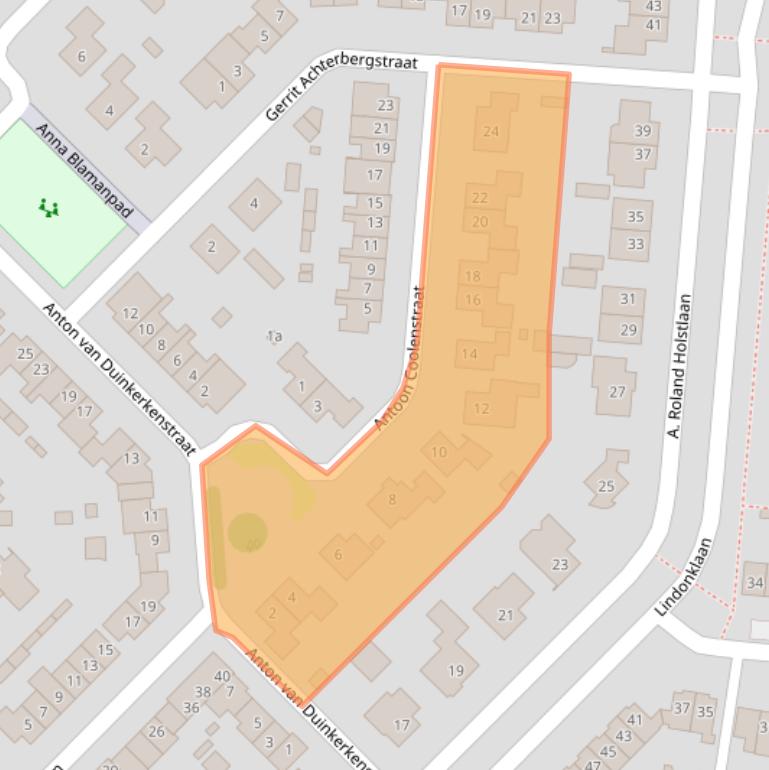 Kaart van postcodegebied 4942EE.