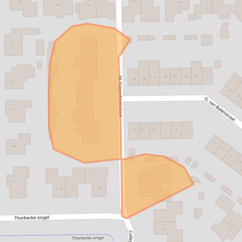 Kaart van postcodegebied 4942VH.