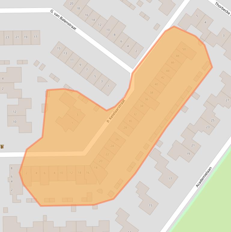 Kaart van postcodegebied 4942VJ.