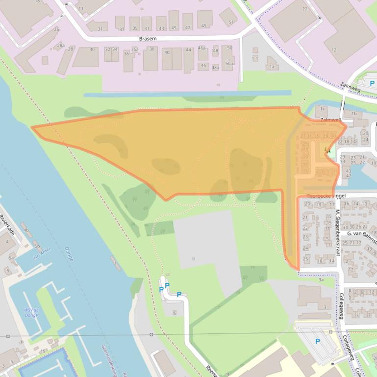 Kaart van postcodegebied 4942VR.