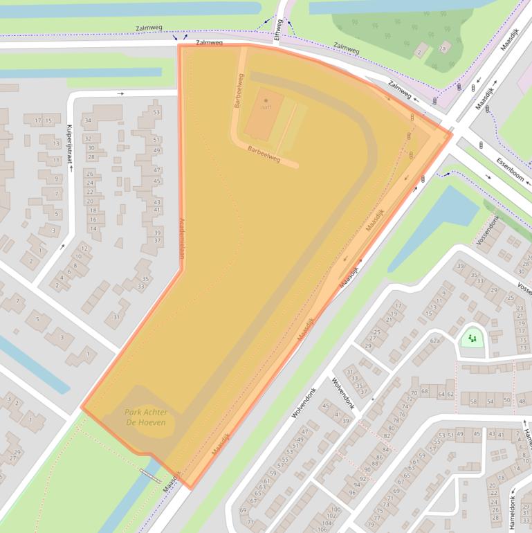 Kaart van postcodegebied 4942VS.