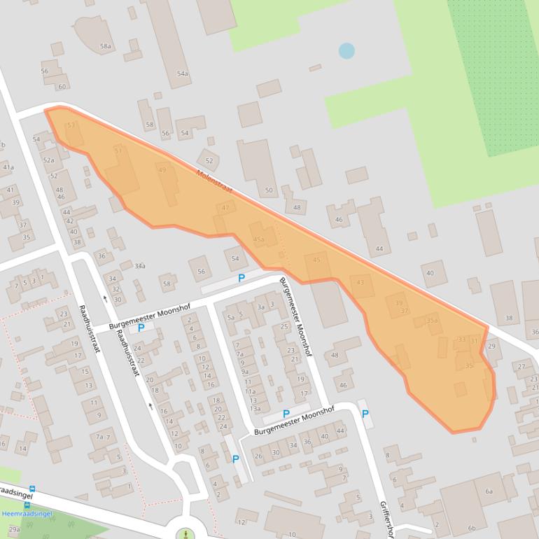 Kaart van postcodegebied 4944AB.