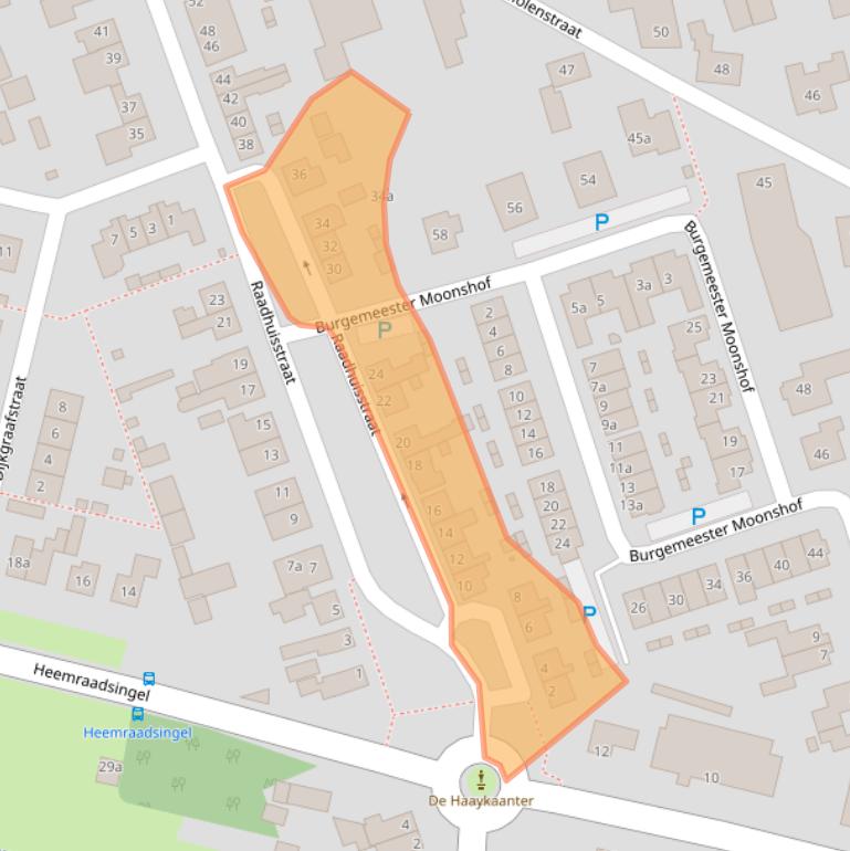 Kaart van postcodegebied 4944VH.