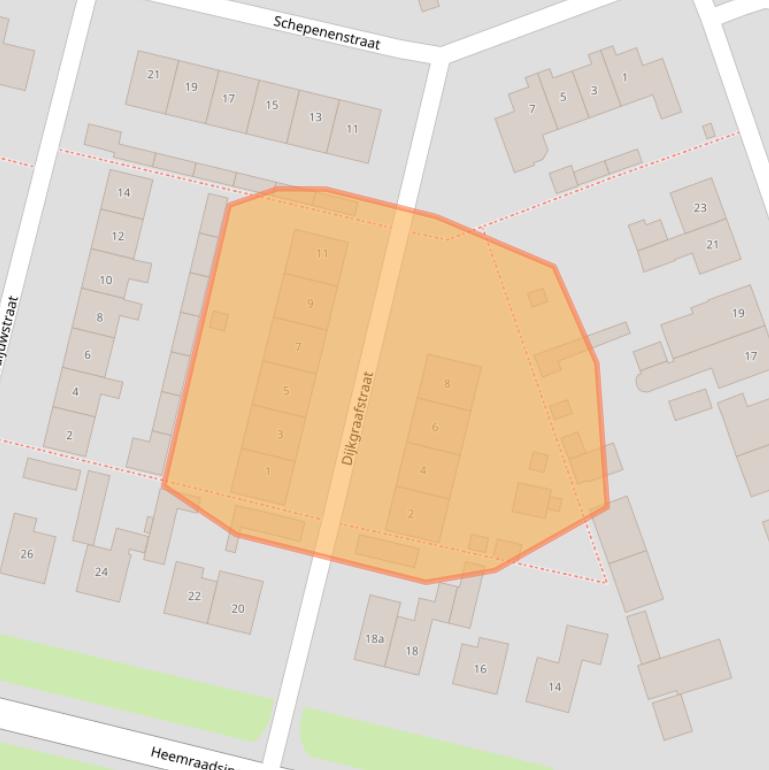Kaart van postcodegebied 4944VV.