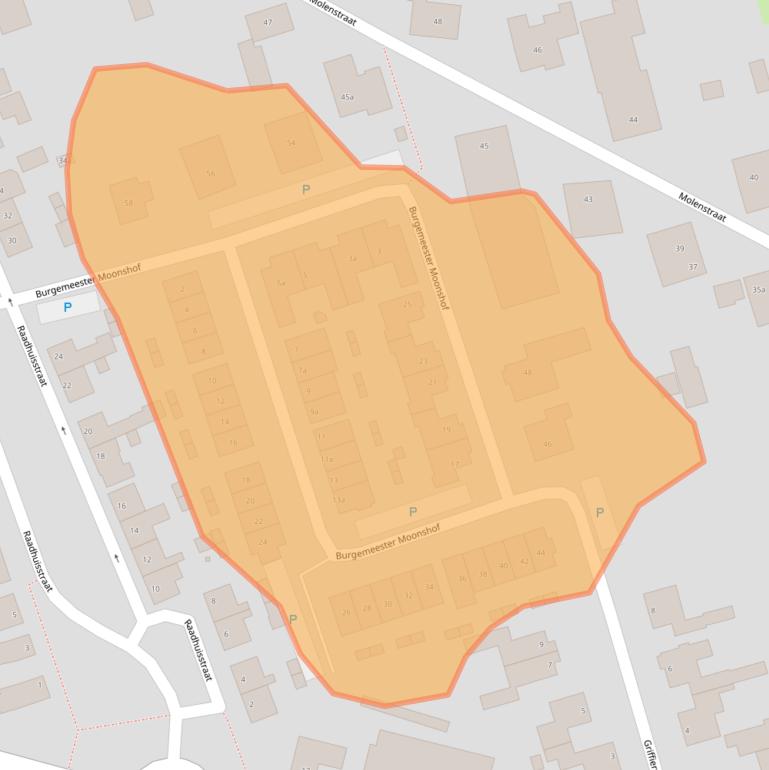 Kaart van postcodegebied 4944WE.
