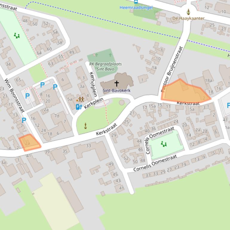 Kaart van postcodegebied 4944XC.