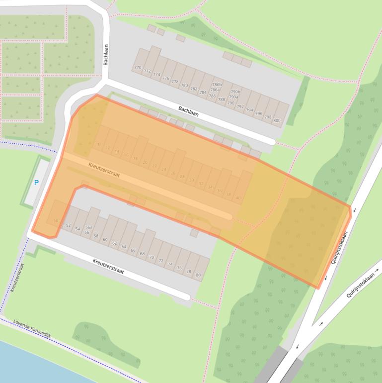 Kaart van postcodegebied 5011AA.