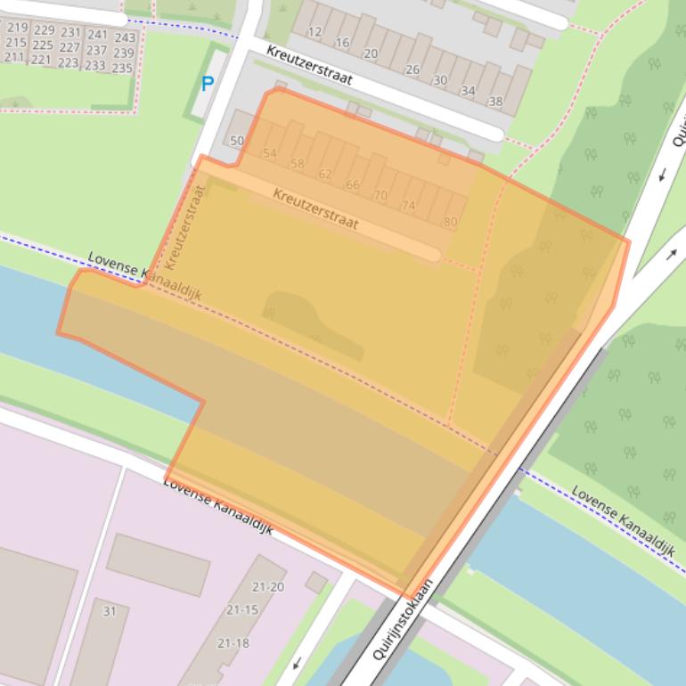 Kaart van postcodegebied 5011AB.