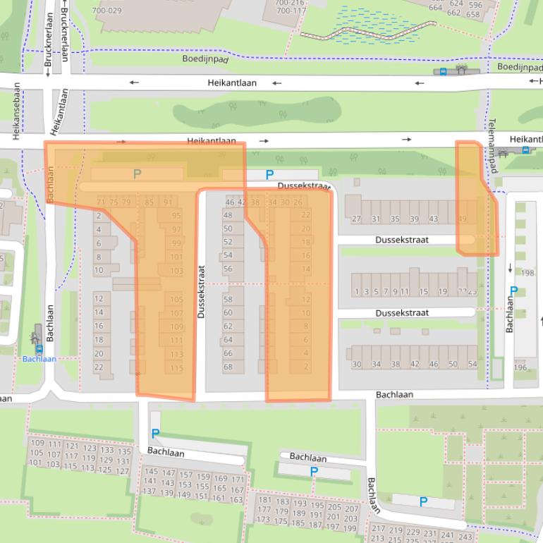 Kaart van postcodegebied 5011AH.