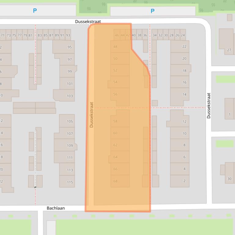 Kaart van postcodegebied 5011AJ.