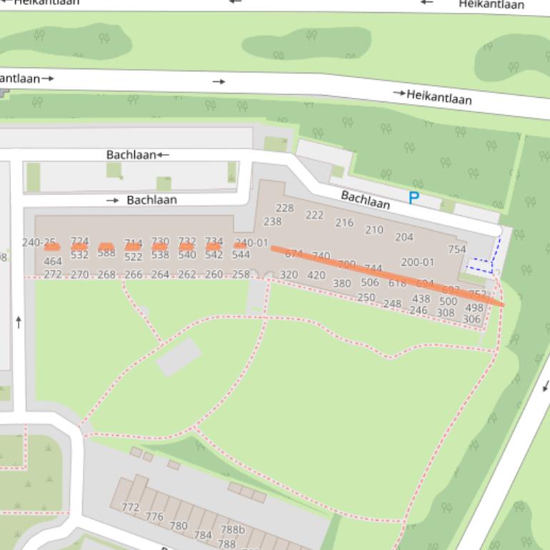 Kaart van postcodegebied 5011BP.