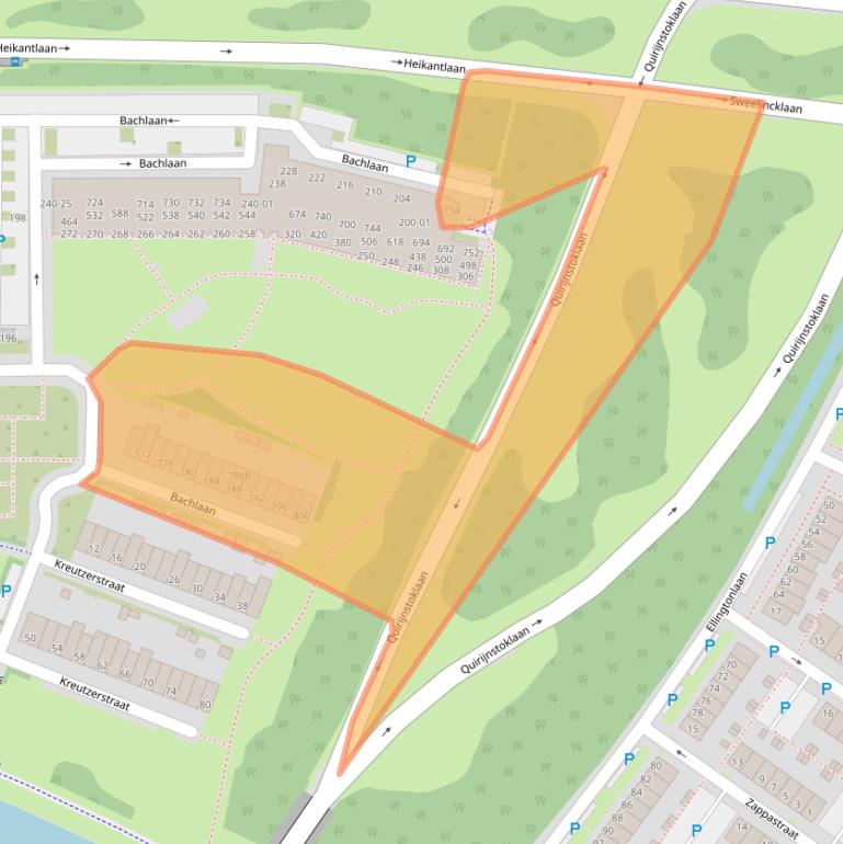 Kaart van postcodegebied 5011BS.