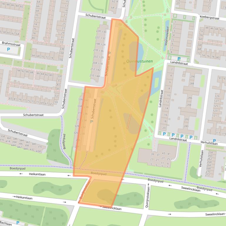 Kaart van postcodegebied 5011CL.