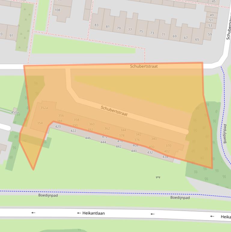 Kaart van postcodegebied 5011CN.