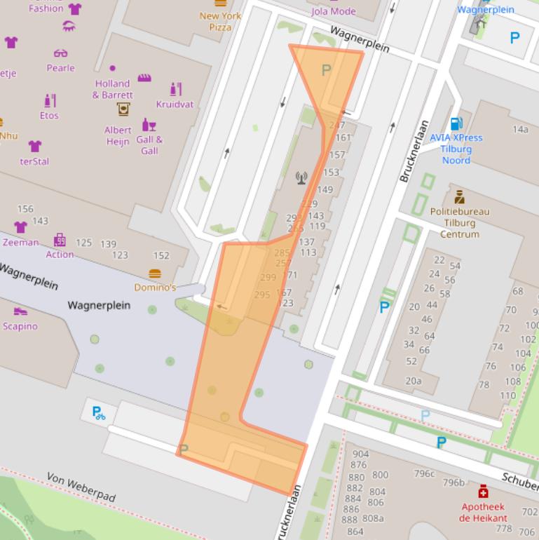 Kaart van postcodegebied 5011DK.