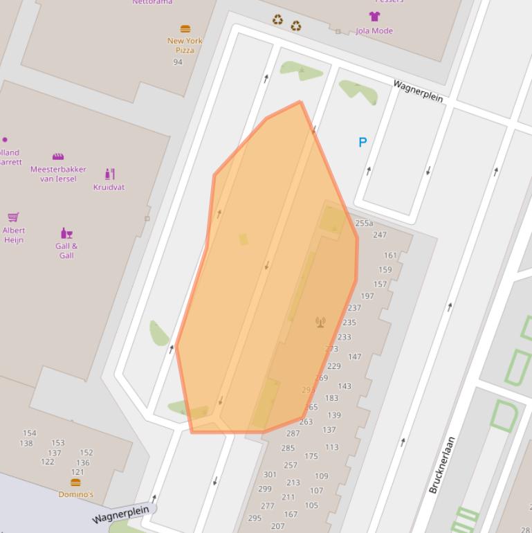Kaart van postcodegebied 5011DL.