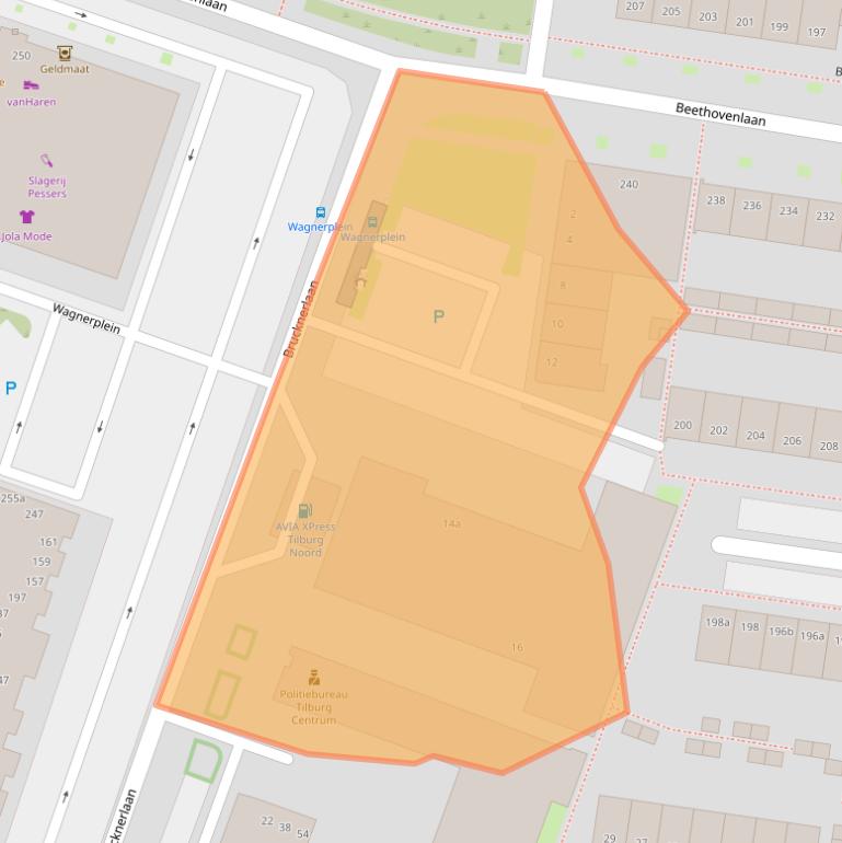 Kaart van postcodegebied 5011DM.
