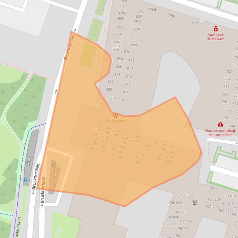 Kaart van postcodegebied 5011DR.