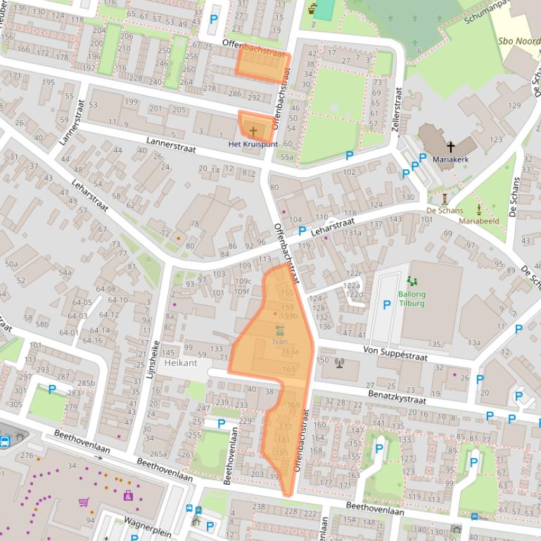 Kaart van postcodegebied 5011EH.