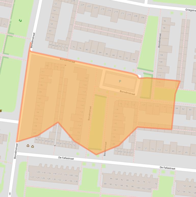 Kaart van postcodegebied 5011HE.