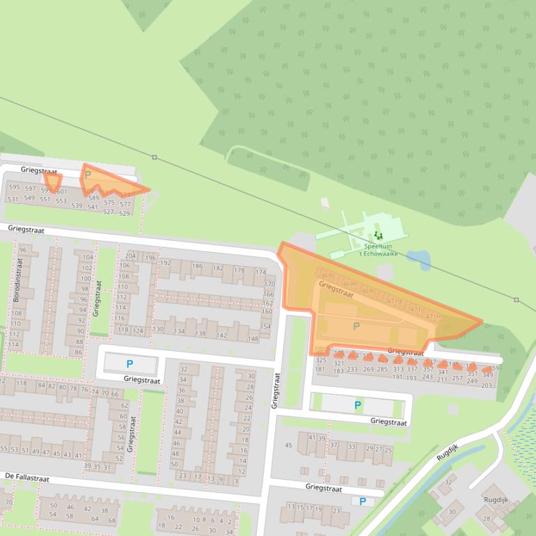 Kaart van postcodegebied 5011HL.