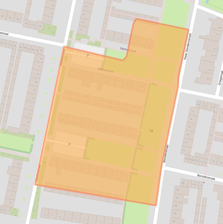 Kaart van postcodegebied 5011JG.