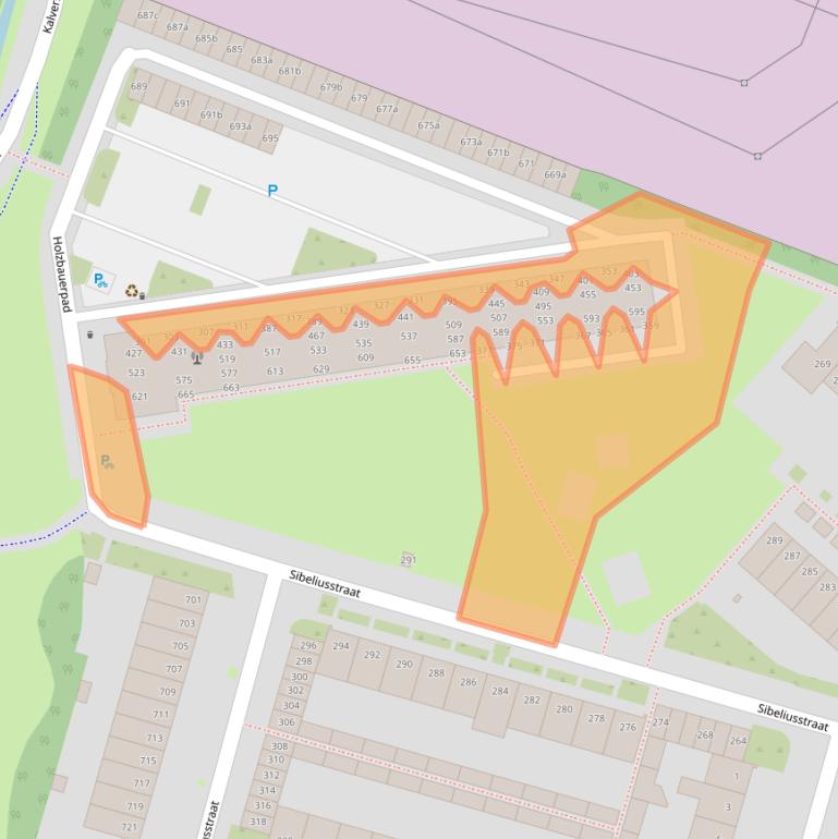 Kaart van postcodegebied 5011JK.