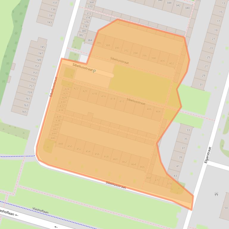 Kaart van postcodegebied 5011JX.
