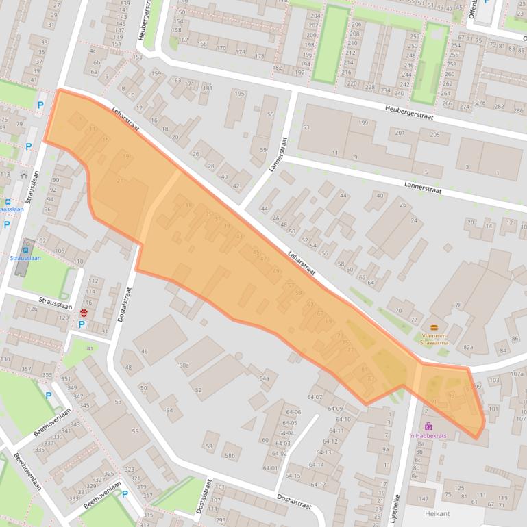 Kaart van postcodegebied 5011KA.