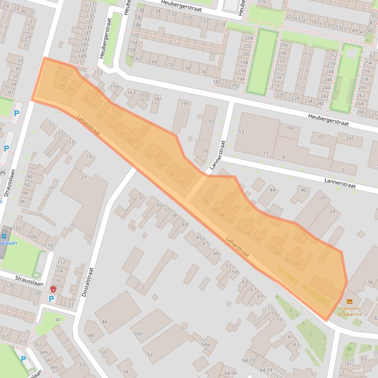 Kaart van postcodegebied 5011KC.