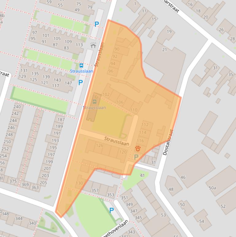 Kaart van postcodegebied 5011KJ.