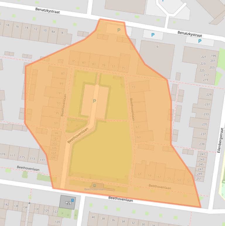Kaart van postcodegebied 5011LD.