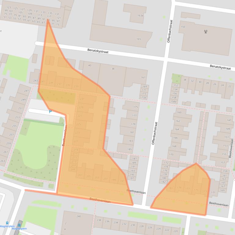 Kaart van postcodegebied 5011LG.