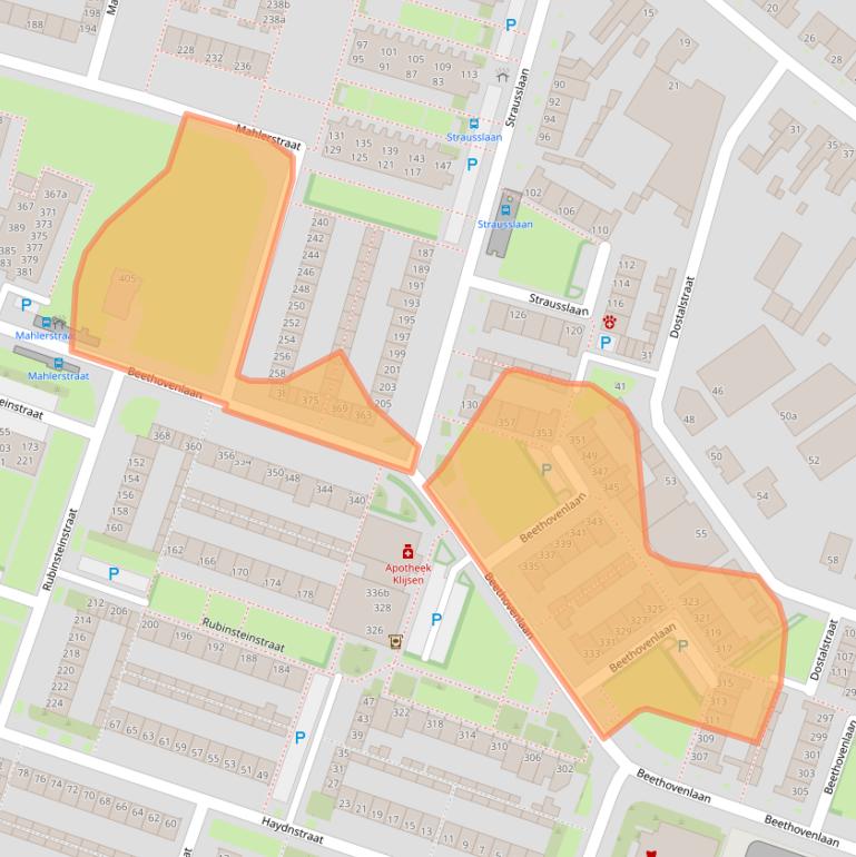 Kaart van postcodegebied 5011LJ.